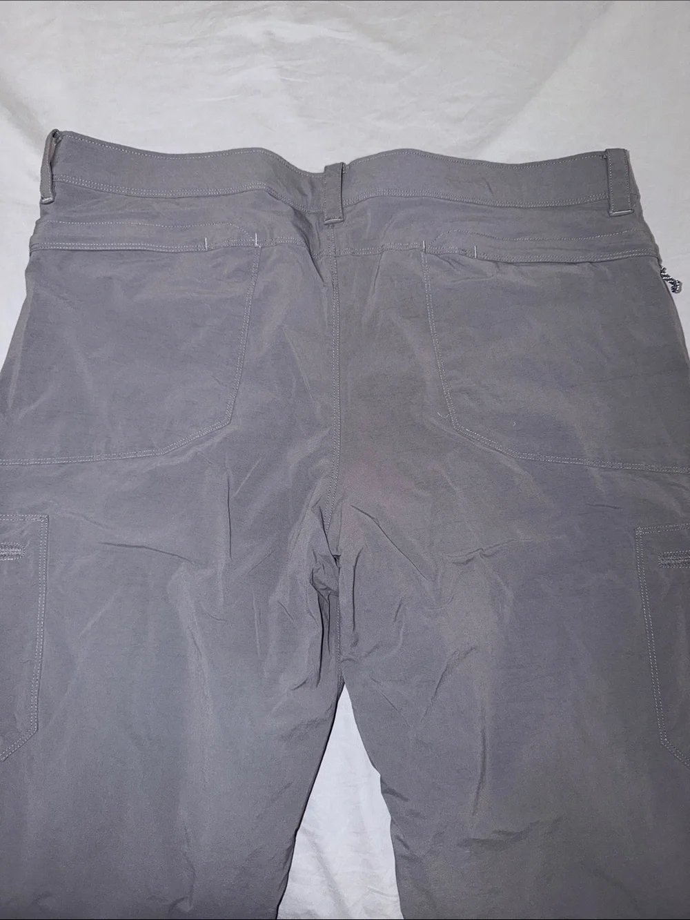 L.L. Bean Men's Fleece Lined Cargo Pants in Charcoal 40x 32